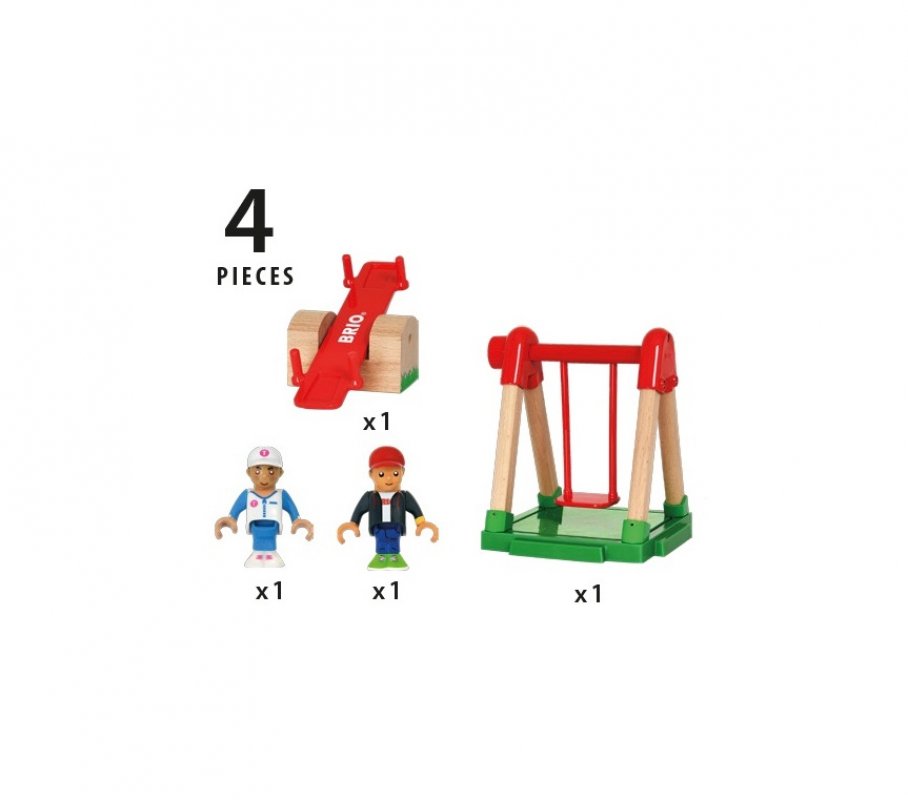 Игровой набор - Детская площадка,4 предмета  